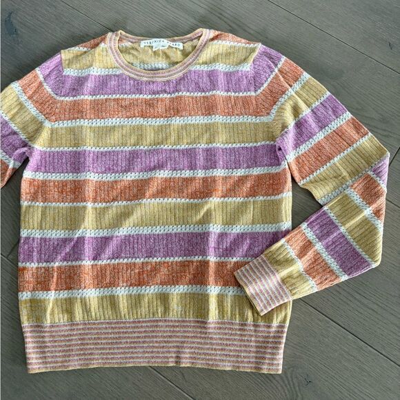 Veronica Beard Purple and Gold Knit Top, Small - Picture 4 of 9